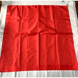 Vintage Solid Red Made in Italy Scarf